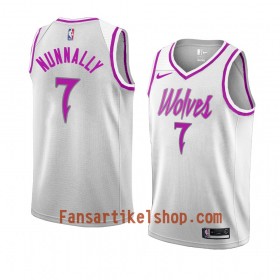 Minnesota Timberwolves Trikot James Nunnally 7 2018-19 Nike Weiß Swingman - Herren